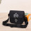 (Black)Ανδρική και γυναικεία τσάντα Trapstar Postman, μόδα, μήνυμα, Oxford ύφασμα, χιπ-χοπ, 3