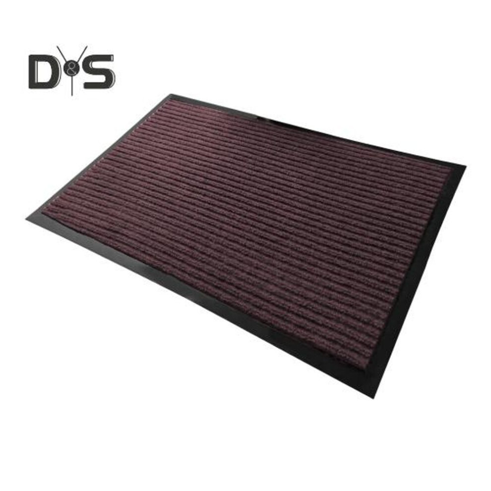 (coffee, S) Floor Mat Stripe Low Profile Absorb Moisture Door Mat Dust Anti-Slip Foundation Superior Absorbency Entryway Rug for Bathroom Kitchen