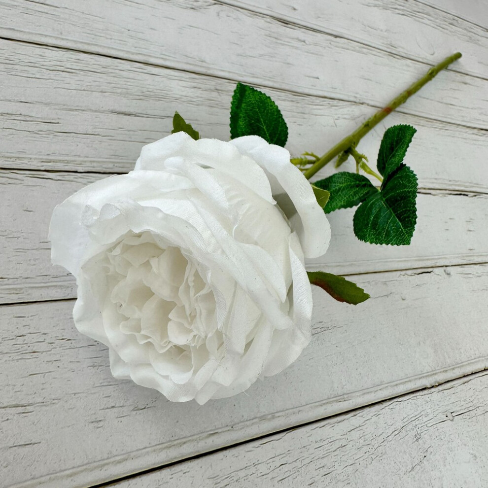(White) Rose Simulated Plants Wedding Hotel Restaurant Props Photography Decoration-image-OPC-PH5ZJJ8-NEW
