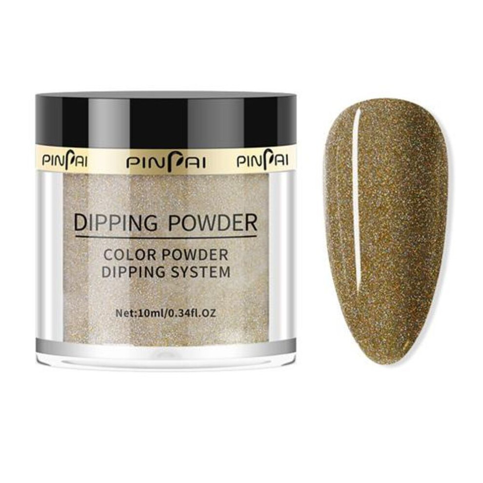 (13) 10ml Easy To Apply Nail Polish Long-lasting Excellent Powder Manicure Pigment Glitter Decor