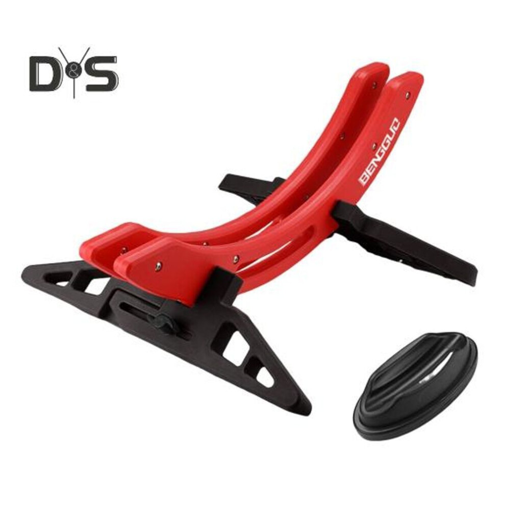(red black, 1 Set) 1pc/1 Set Bike Parking Floor Stand 30-80mm Adjustable Anti-slip Heavy Duty Indoor Outdoor Garage Mtb Mountain Road Bicycle Parking Rack Wheel Holder
