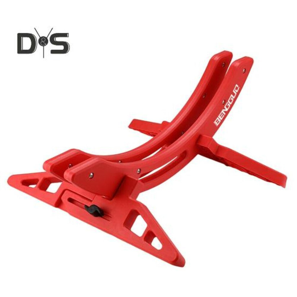 (red, 1pc) 1Pc/1 Set Bike Parking Floor Stand 30-80MM Adjustable Anti-slip Heavy Duty Indoor Outdoor Garage MTB Mountain Road Bicycle Parking Rack Wheel Holder