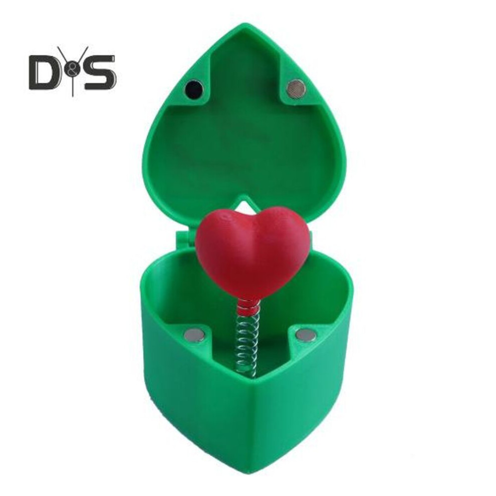 (green, D) Red Roses And Red Love Heart Surprise Gift 3D Printed Roses Magnets Red Rose And Heart Hidden Surprise Gift for Birthday Valentine's Day Classroom
