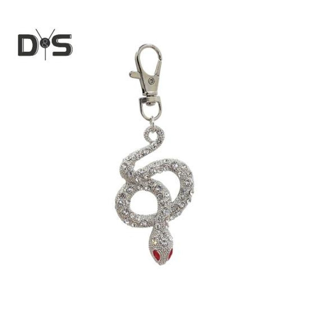 (Other) Keychain Shiny Rhinestones Snake Shape Key Ring Decorative Car Key Holder Bag Luggage Key Chain Accessories