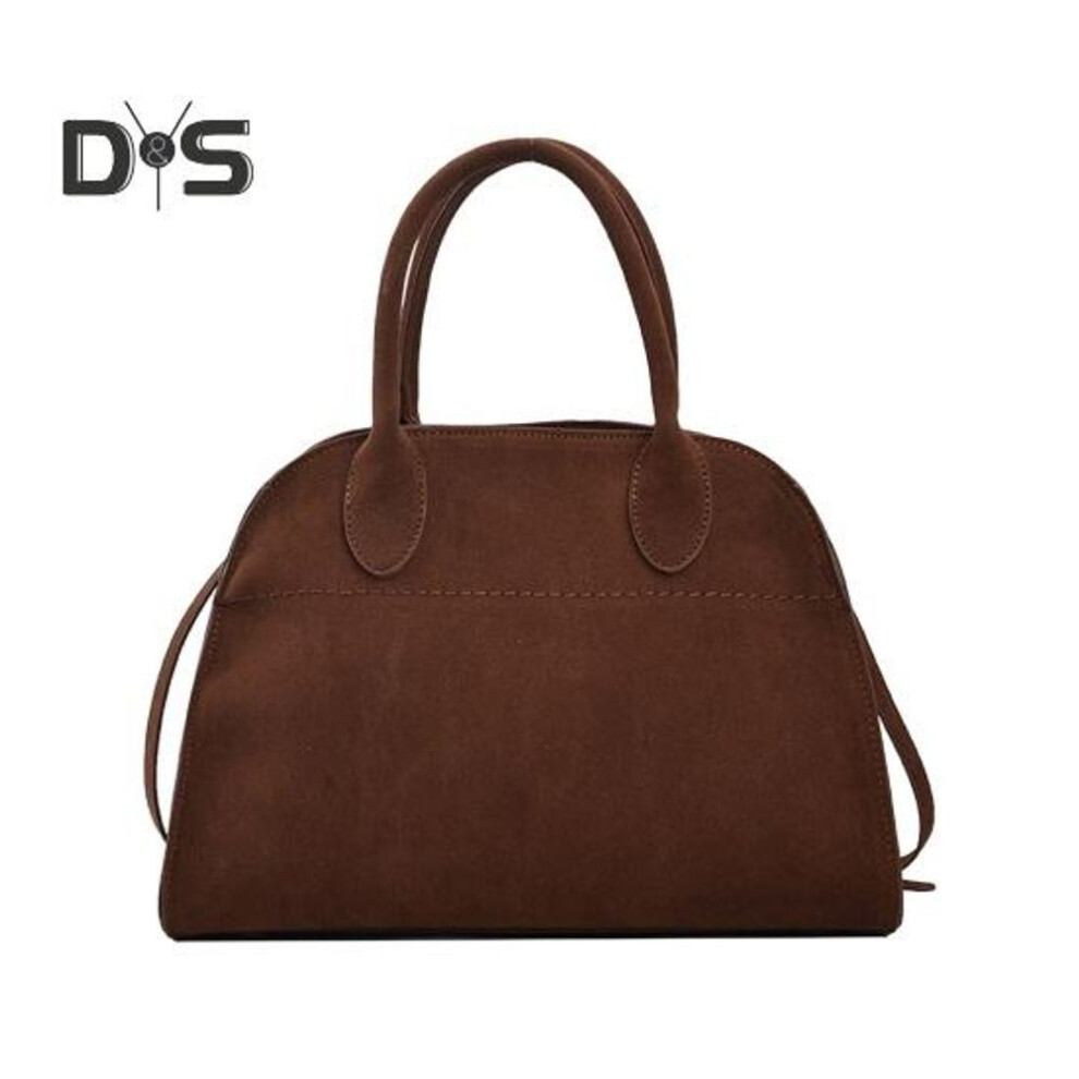 (brown, Small) Women Handbag With Adjustable Shoulder Strap Faux Leather Commuting Shoulder Bag Retro Solid Color Metal Buckle Travel Shopping Purse