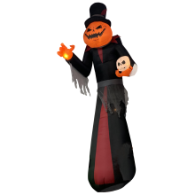 Giant Halloween Inflatable Pumpkin Reaper 360cm tall