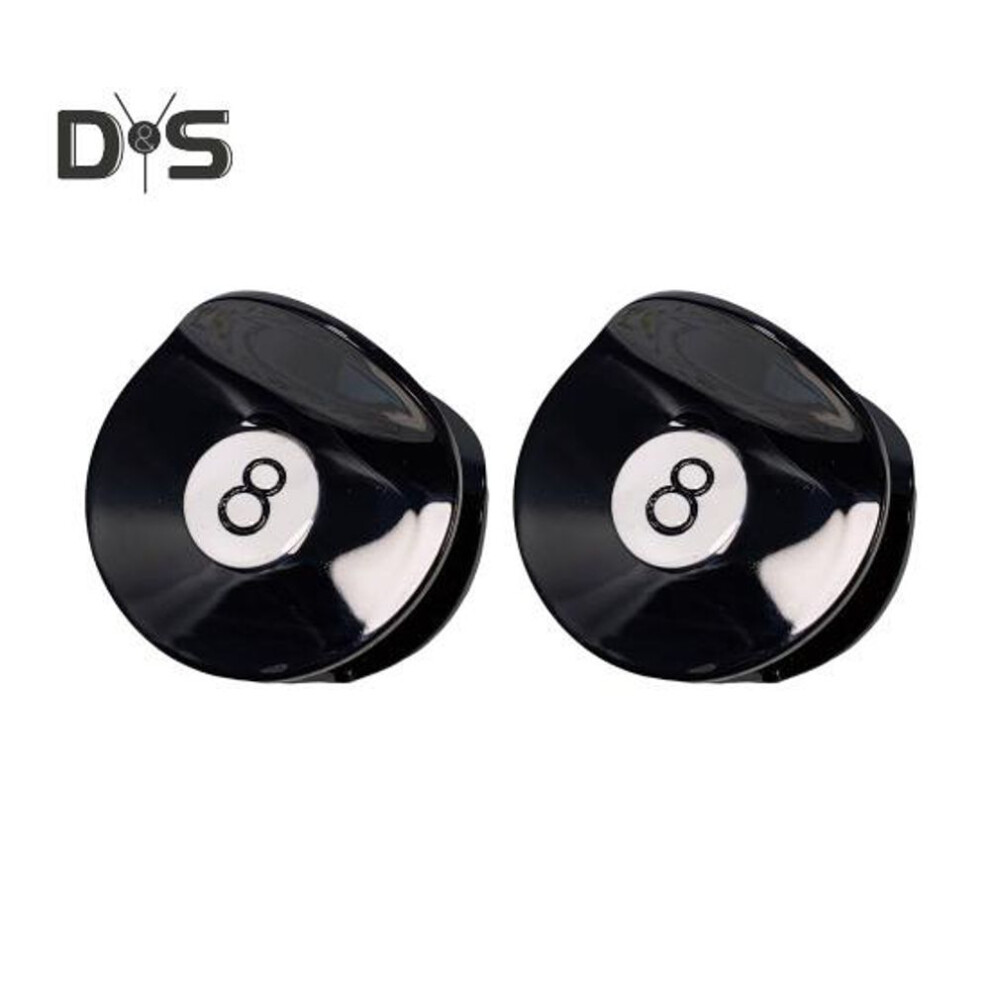 (as the picture, 2pcs) 1/2/3/4/5Pcs Hair Claw Black 8 Ball Golf Club Hair Clip Women Updo Ponytail Holder Shark Clip Updo Accessory
