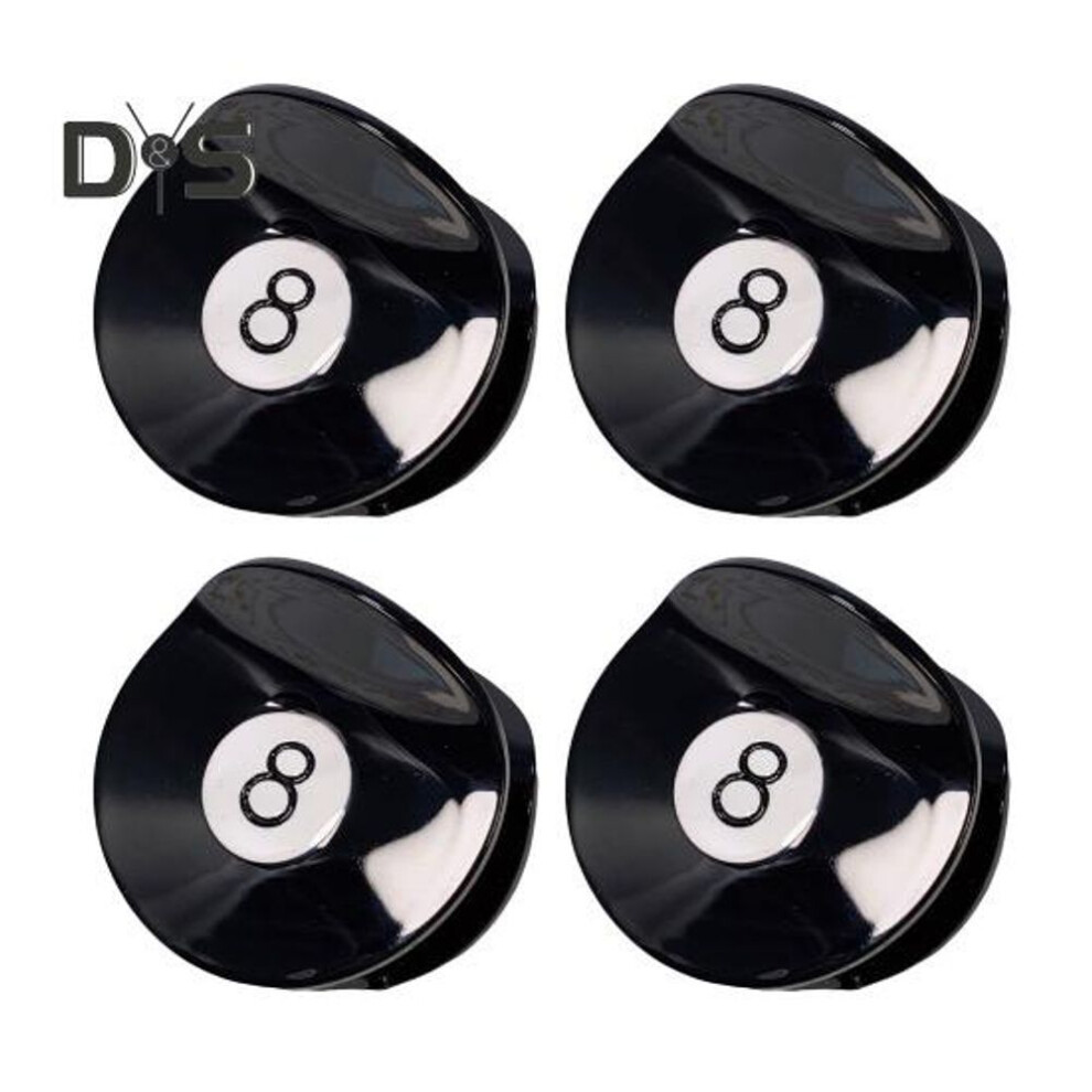 (as the picture, 4pcs) 1/2/3/4/5Pcs Hair Claw Black 8 Ball Golf Club Hair Clip Women Updo Ponytail Holder Shark Clip Updo Accessory