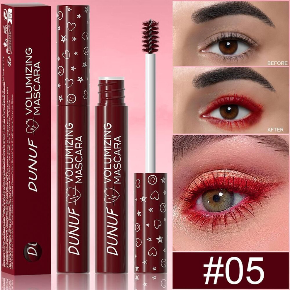 (05) DUNUF Color Mascara long-lasting waterproof thick slender curl