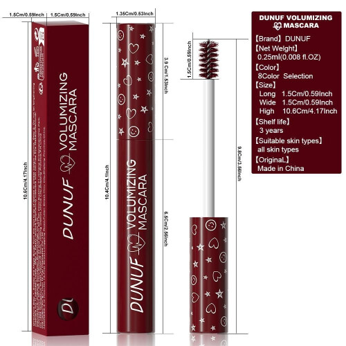 (04) DUNUF Color Mascara long-lasting waterproof thick slender curl 2