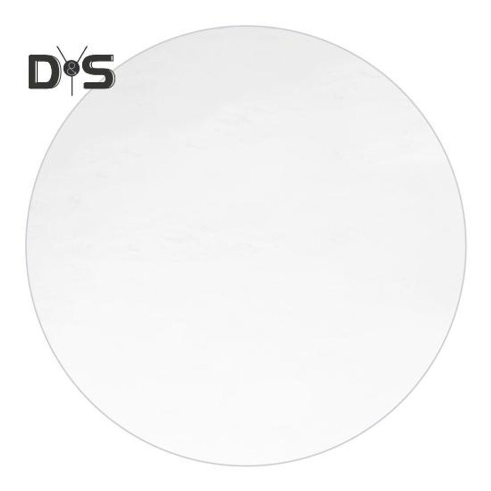 (transparent, 60cm) Transparent Dining Table Mat Thickened Visible Round Table Protector Oilproof Non-slip Heat Resistant Waterproof Table Pad For Coffee Table