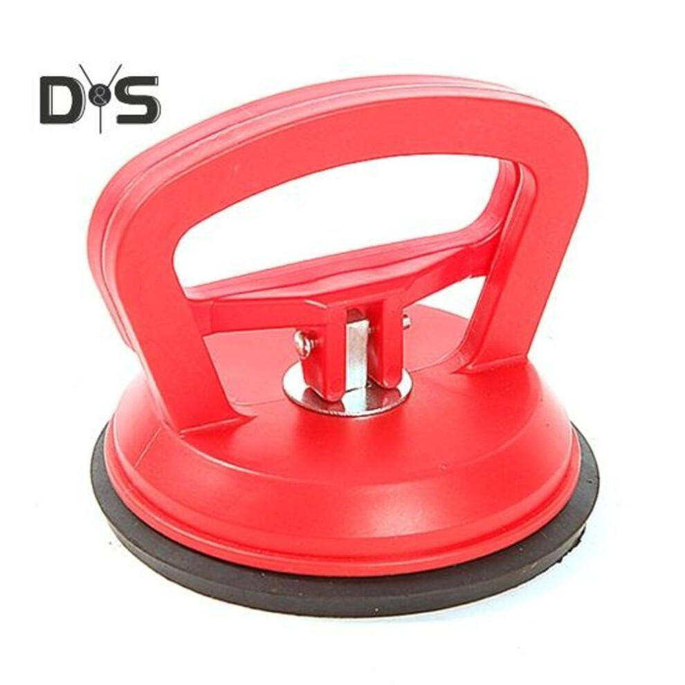 (red) Car Dent Puller Powerful Suction Cup Ergonomic Handle Universal Multi-purpose Object Mover Glass Lifter Ceiling Remover Auto Body Repair Tool