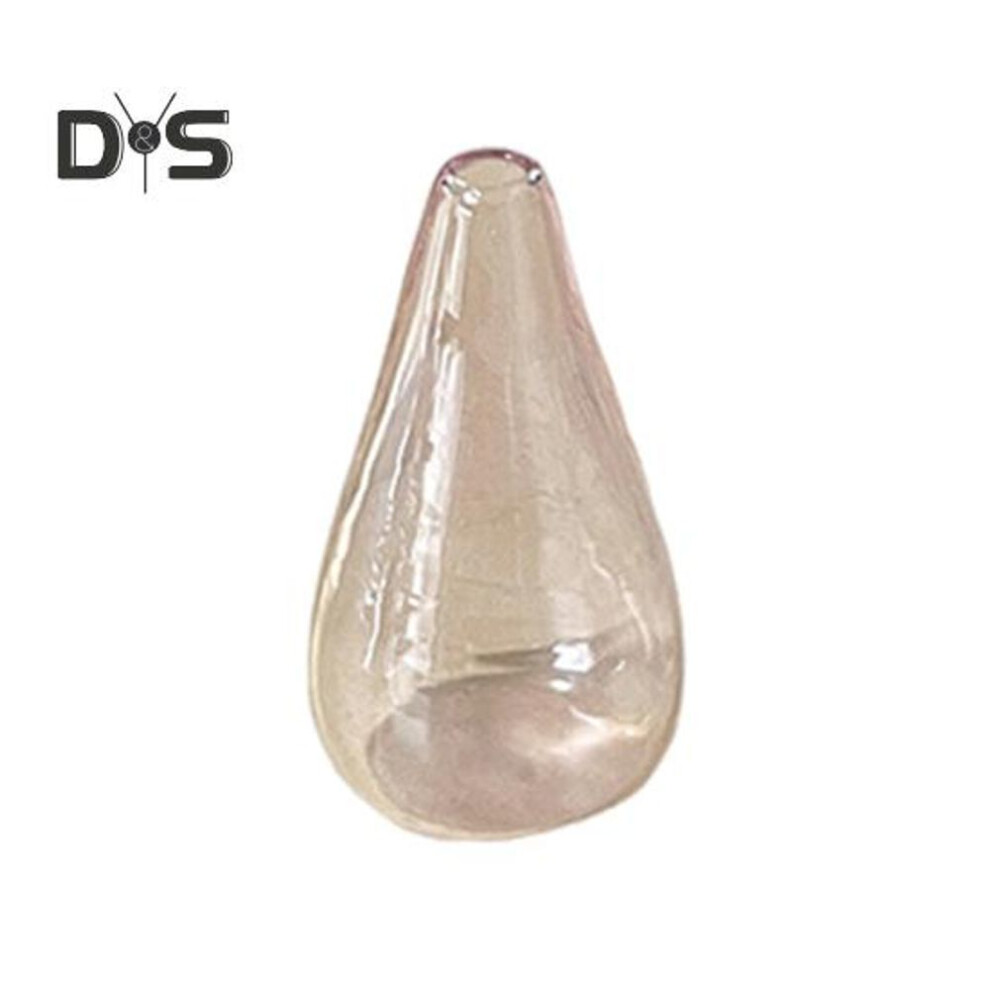 (as the picture, B) Mini Glass Vase Refrigerator Magnet Home Office Kitchen Locker Fridge 3D Miniature Flower Vase Magnetic Decoration Ornament
