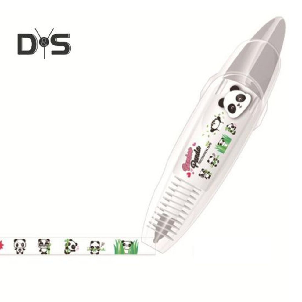 (as the picture, F) Animals Press Type Decorative Pens Cartoon Pattern Diy Lace Correction Tapes Infinite Decorative Pens For Scrapbooking Diary