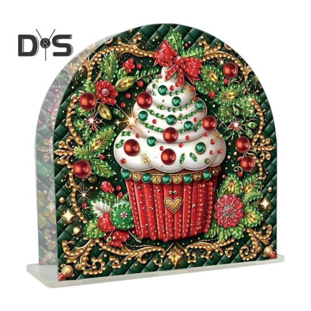 Christmas Cake Cup Paper Towel Holder Tissue Stand for Home Office Decor Portable Kitchen Paper Towel Organizer Supplies