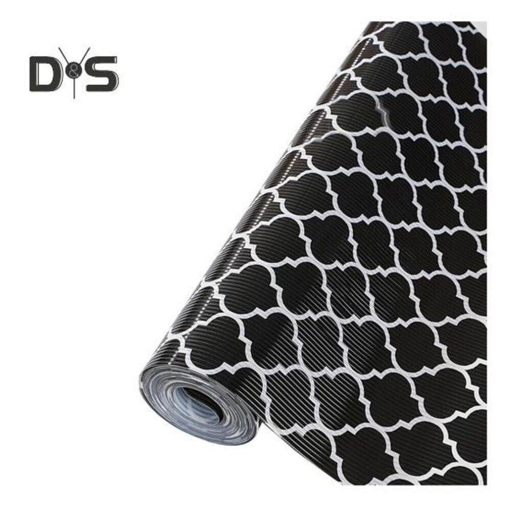 (as the picture, B) Waterproof Shelf Liners For Kitchen Cabinet Drawer Non-adhesive Non-slip Kitchen Shelf Liners Shelf Paper Double Protection Design Cupboard Mat