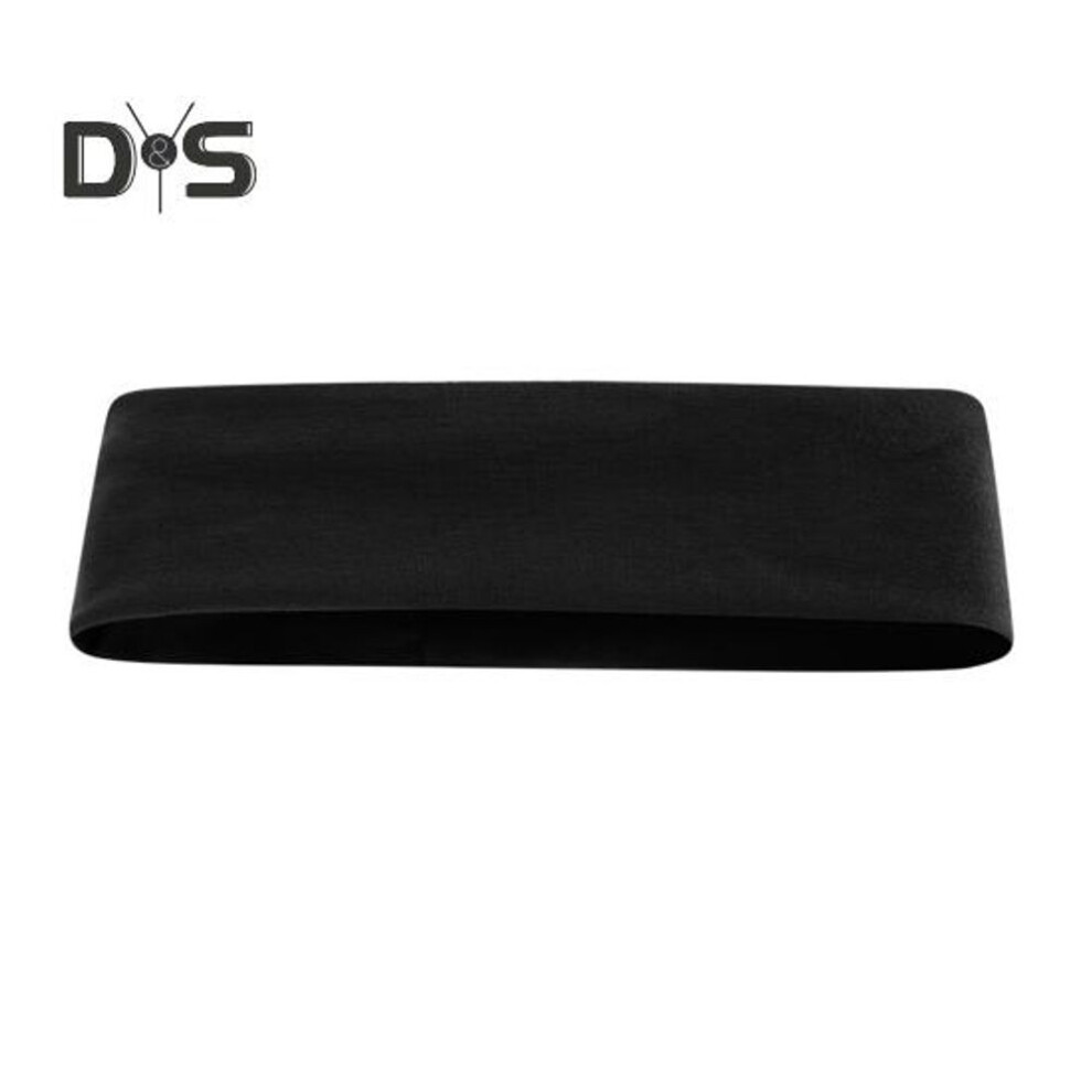 (black) Women Men Headband High Elastic Solid Color Wide Hair Band Breathable Elastic Hair Tie Sports Yoga Fitness Headgear