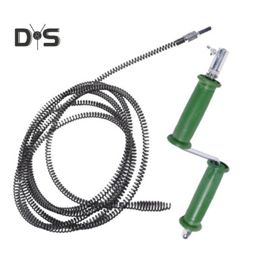 (as the picture, 3M B) Unblock Spring Sewer Cleaning Brushes High Strength Spring Steel Dredge Spring Bead Chain Design Drain Cleaning Brush