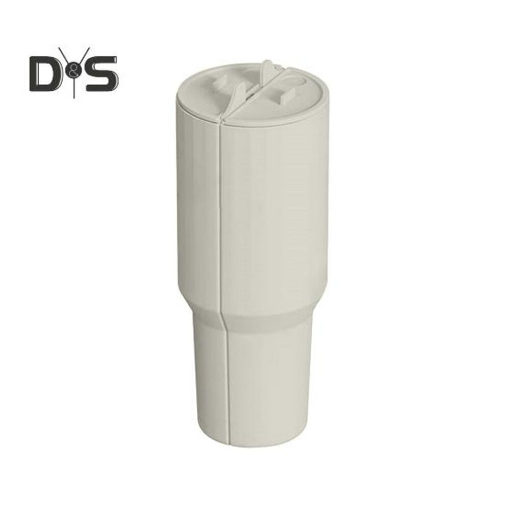 (beige) Silicone Cup Liner 2-in-1 Drink Separator Detachable Reusable Cup Divider Food-grade Cup Holder Inserts For Juice Coffee Cocktails