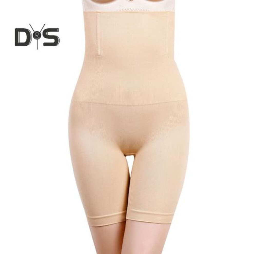 (beige, XL/XXL) Women Shapewear High Waist Tummy Control Shaping Pants Hip Butt Lifter Shorts Slimming Sheath Ladies Thigh Body Shaper Breathable Underwear for Daily
