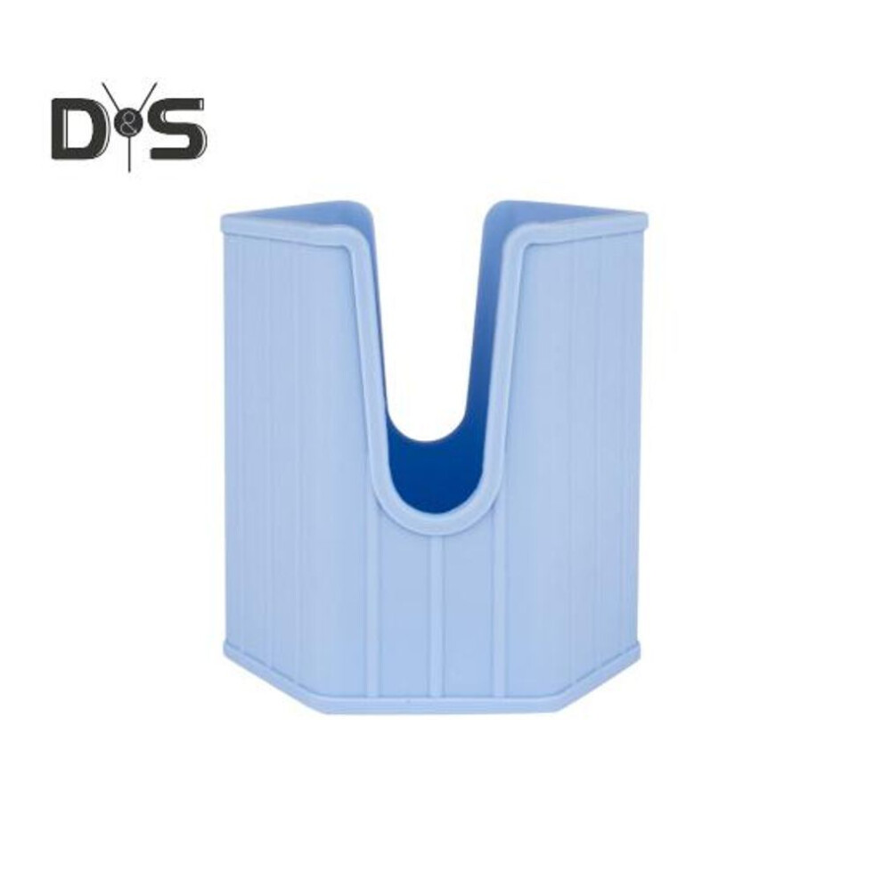 (light blue) Silicone Cup Dispenser Stackable Space-saving Cup Storage Rack Mouthwash Cup Holder Small Disposable Paper Cup Holders For Bathroom Sink Counter