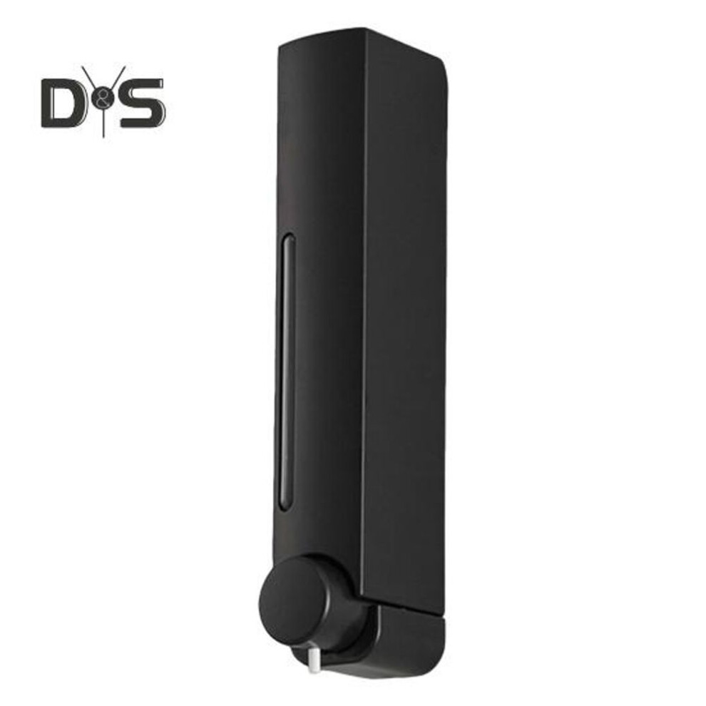 (black, 1pc) Shower Soap Dispenser Punching Free Wall-mounted Shampoo Conditioner Dispenser Leakproof Easy To Refill Shampoo Bottle