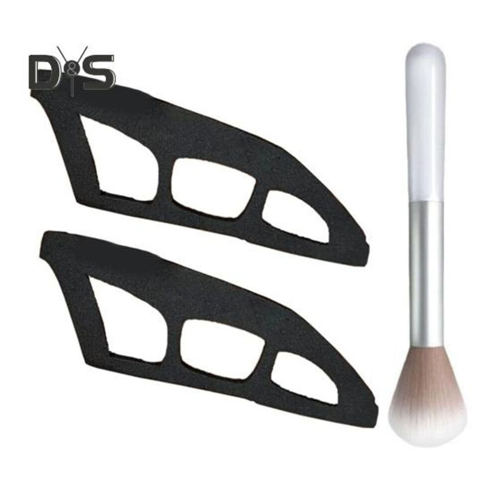 (as the picture, 2pcs B) 1/2/4Pcs Eyeshadow Stencil Tool Washable Reusable Eyeshadow Assistant Eyeshadow Drawing Guide Card Professional Eyeshadow Mapping Template