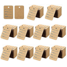1000 Pcs Pre-printed Perforated Price Tags Merchandise Tags Clothes Price Label