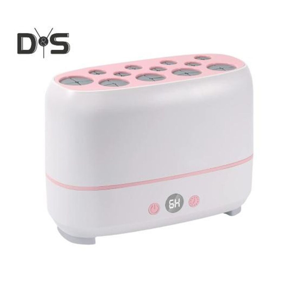 Makeup Brush Dryer Constant Temperature Timing Button 12 Cosmetic Brushes 2 Face Sponge Powder Puff Usb Powered Electric Quick Drying Machine