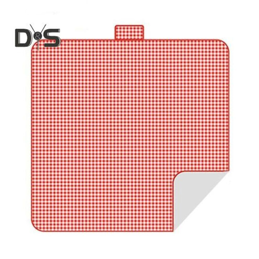 (red, M) Outdoor Picnic Blanket Portable Extra Large Waterproof Sand-proof Beach Mat Foldable Rectangle Camping Moisture-proof Mat with Carry Strap