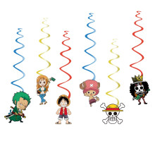 (Hanging)One Piece Thema Kinderen Verjaardagsfeestje Benodigdheden Thuis Decoratie Bannerset Ballonnen
