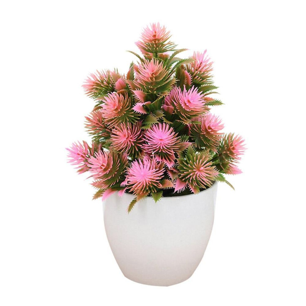 (pink) Blooming Bouquet Artificial Flower Miniascape Plant Hotel Restaurant Home Table Bonsai Decor?