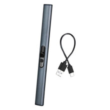 (grey) Long Handle Kitchen Igniter Over-heating Protection Useful Multifunctional Electric Pulse