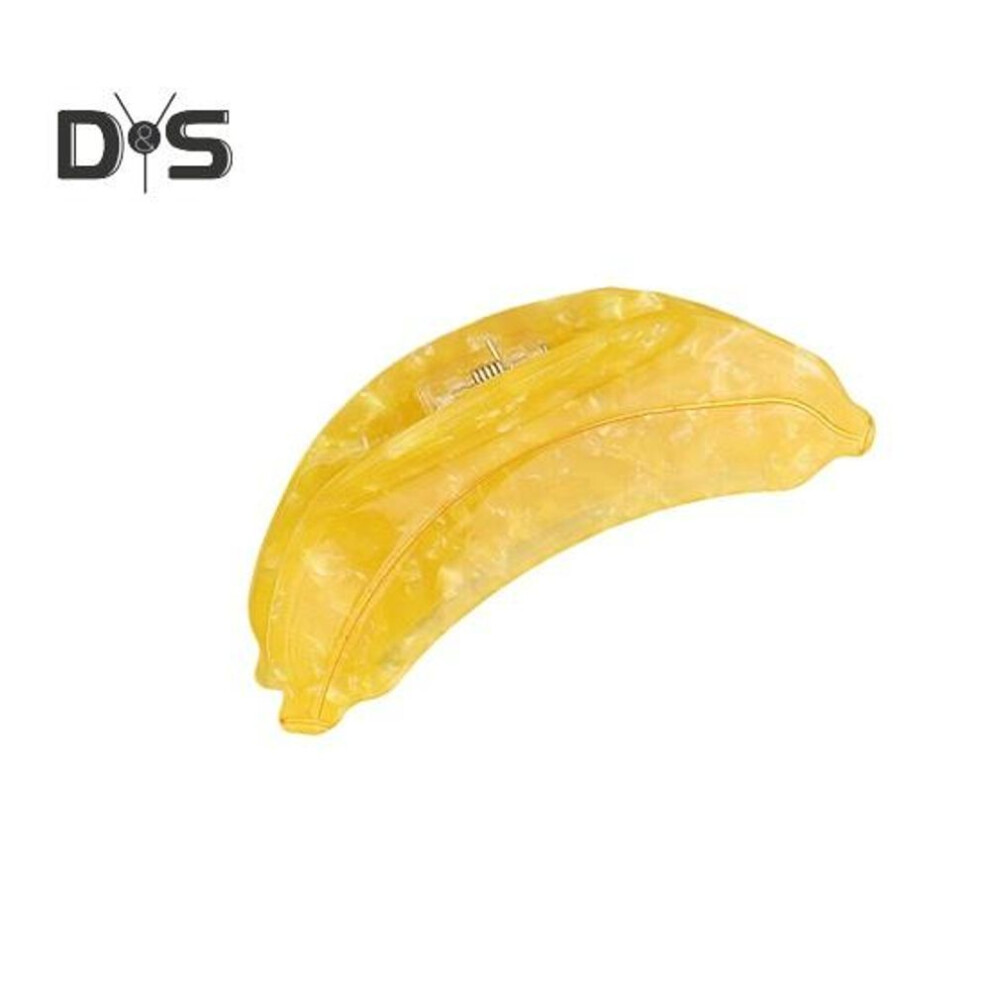 (as the picture, A) Hair Claw Watermelon Strawberry Avocado Fruit Shape Hair Clip Back Head Shark Hair Claw Girl Hair Accessories