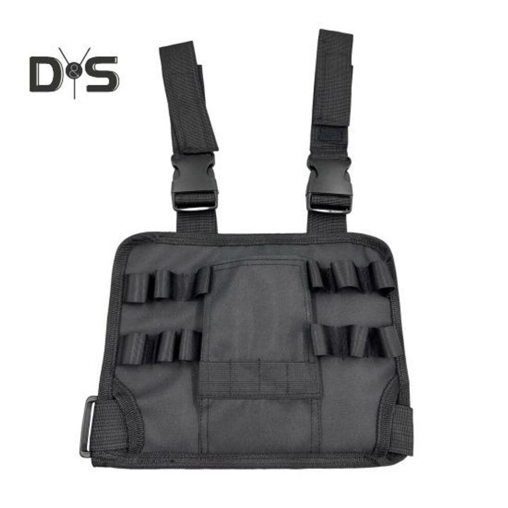 Electrician Tool Pouch Storage Bag Ample Storage Capacity Integrated Bit Holder Compact Portable Holster With Adjustable Waist Belt