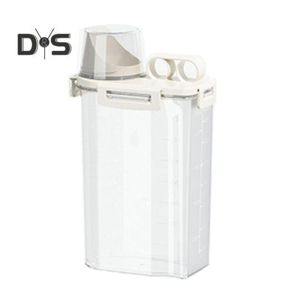 (as the picture, L) Rice Storage Container Sealed Jar Food Grade BPA Free Handle Design Dustproof Transparent Cereal Container Flour Bin