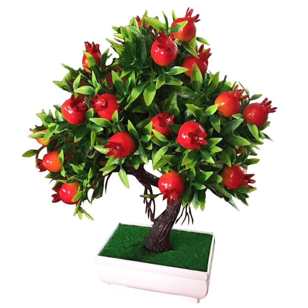 Blooming Bouquet Artificial Tree Fruit Plant Bonsai Stage Garden Wedding Party Decor