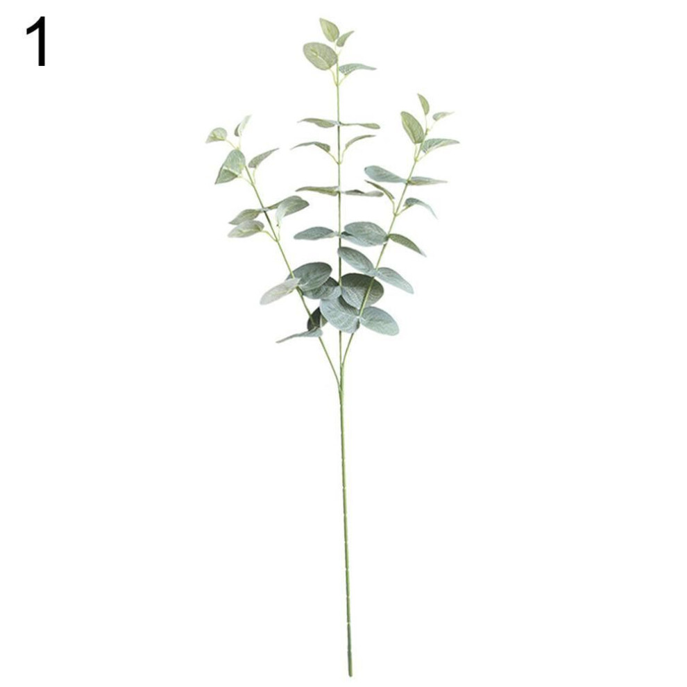 (green) Blooming Bouquet Artificial Plant Leaves Eucalyptus Garden DIY Party Home Wedding Craft Decor