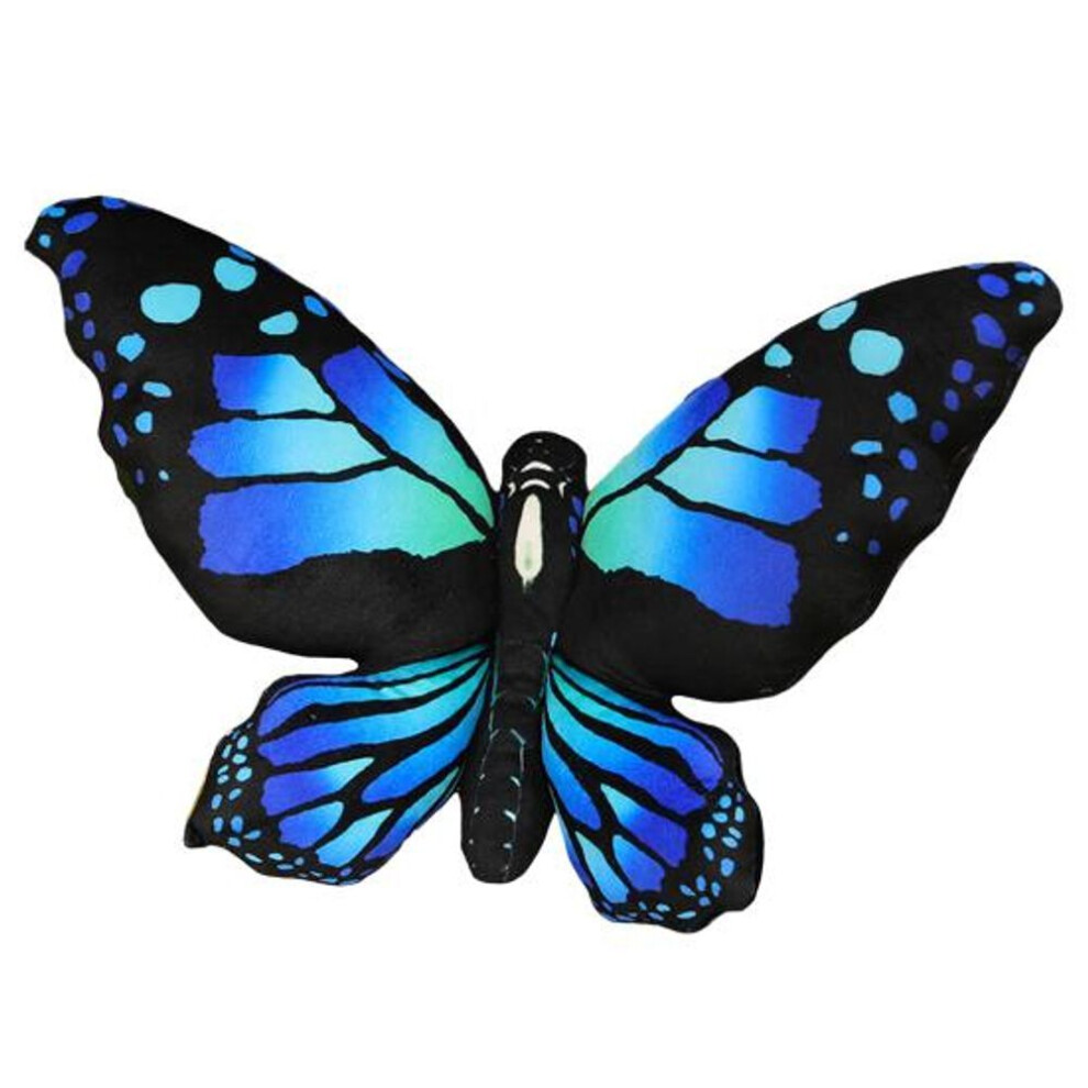 (black,blue) Butterfly Shaped Pillow Colorful Decorative Plush Butterfly Throw Pillow Home Decor Stuffed Cushion For Bed Sofa Car Office