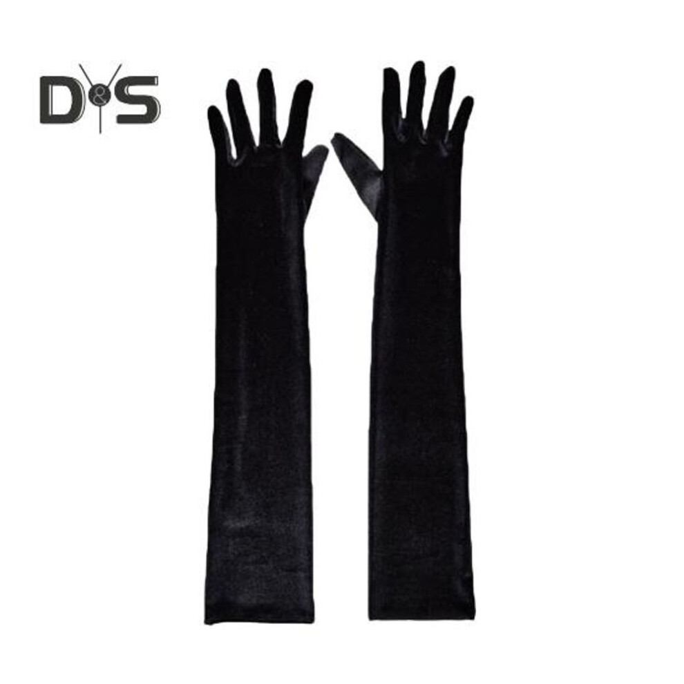 (black, M) 1 Pair Bride Wedding Gloves Golden Velvet Anti-slip Five Fingers Retro Pure Color Dance Ball Banquet Cocktail Party Ball Lady Gloves