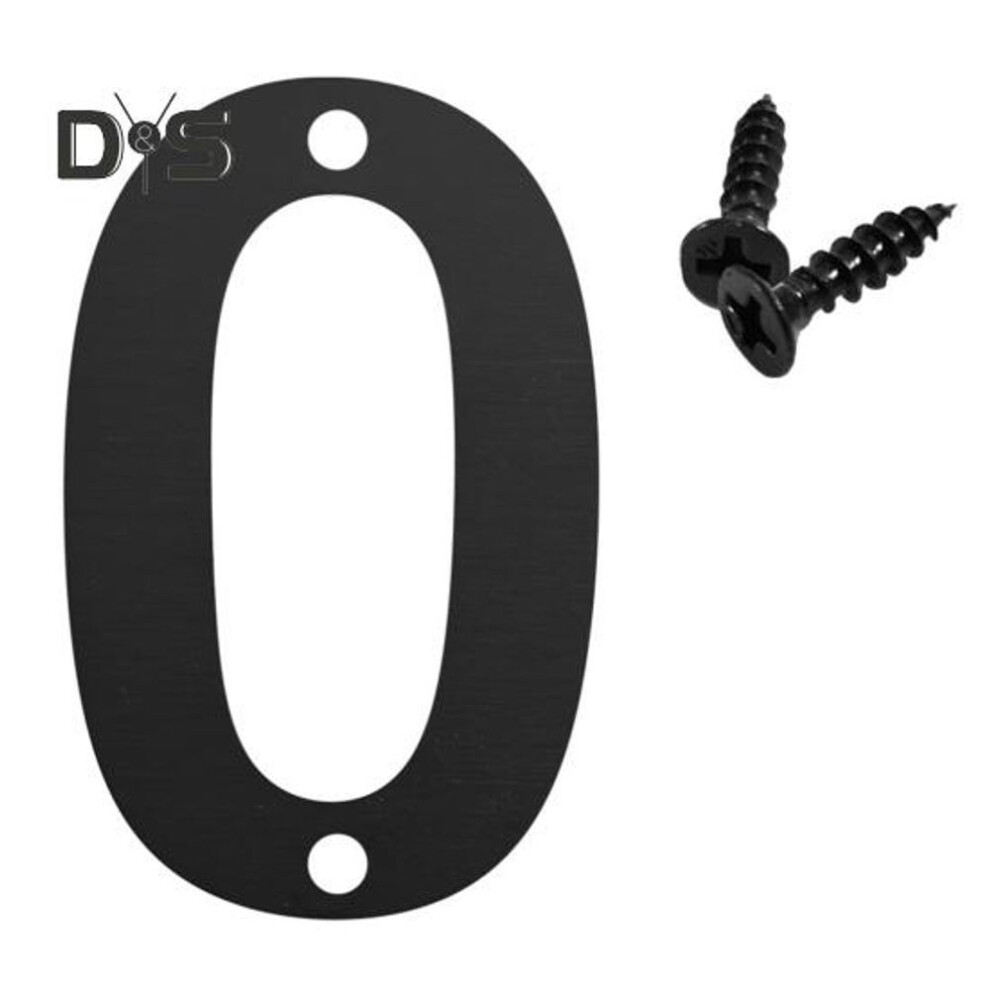 (as the picture, 7.5cm A) Stainless Steel House Number 0-9 Apartment Farmhouse High Visibility Outside Front Door Enhance Mailbox Number Floating Address Number Decoration