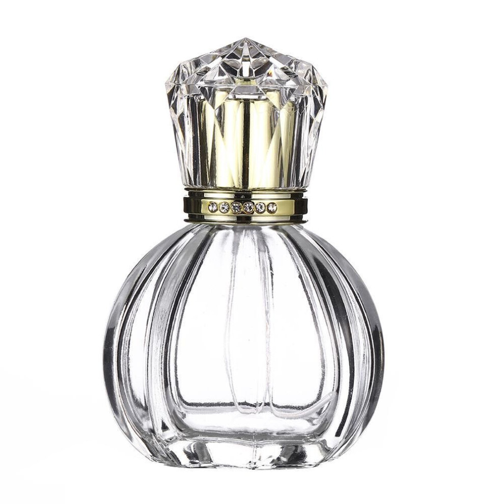 Wild Bluebell 50ml Portable Clear Travel Refillable Atomizer Spray Perfume Glass Empty Bottle