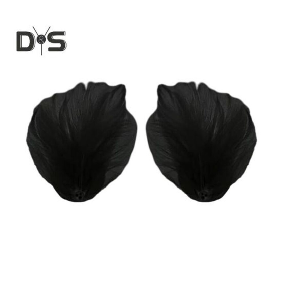 (black) 1 Pair Feather Hair Clip White Black Ballet Skirt Hairpin Daily Wear Hair Clip Birthday Dance Role Play Accessory
