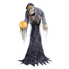 Halloween - Animated Hunchback with Pumpkin 210cm with light/sound