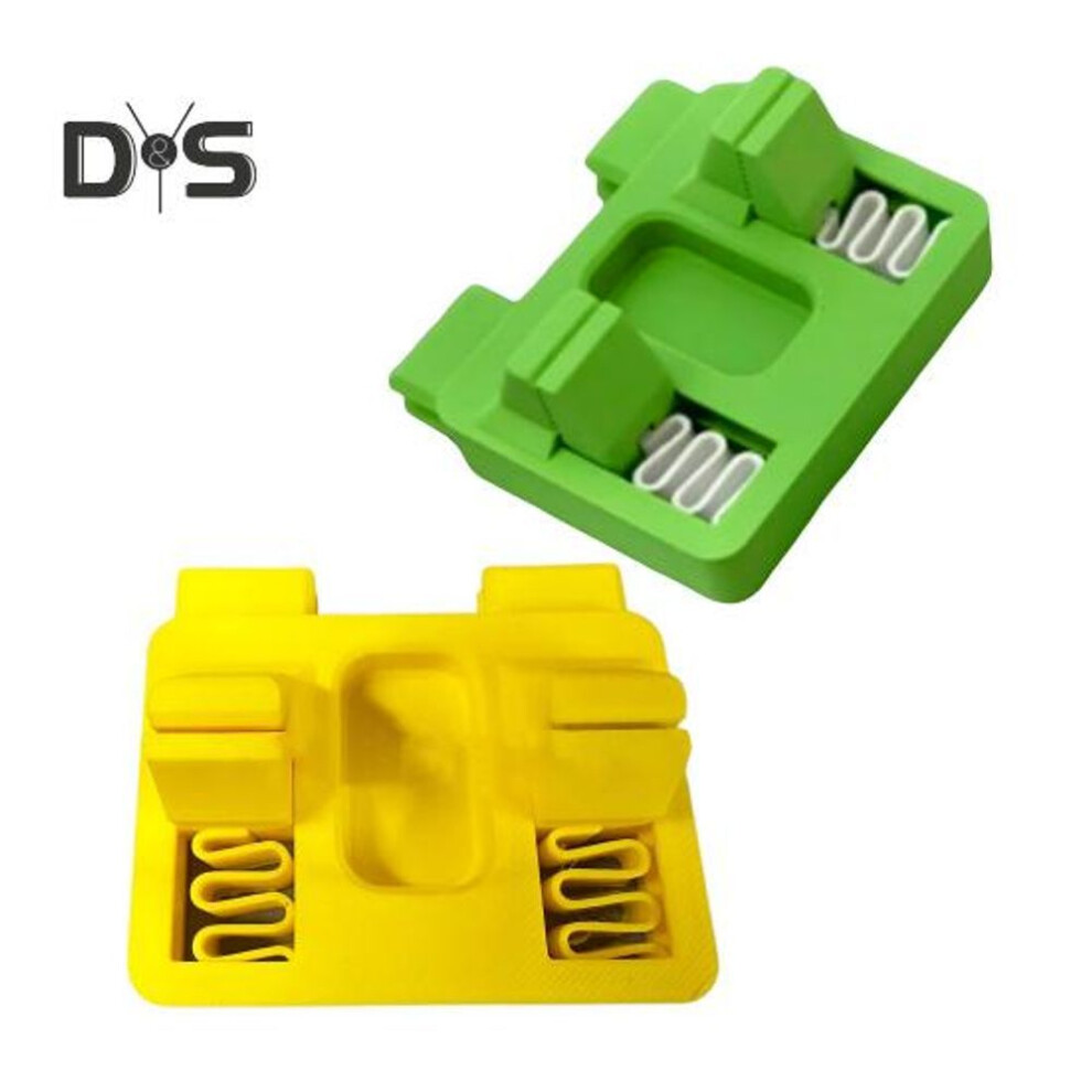 (green,yellow) 2Pcs Electric Wire Welding Fixture Cable Soldering Station Heavy Duty Adjustable Wire Welding Retaining Clamp Holder Welding Accessories