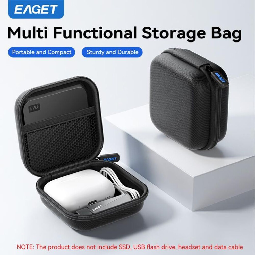 Portable Storage Bag Digital Storage Bag (eva+600d Oxford Cloth) For Wireless Headphone Phone Sd Card