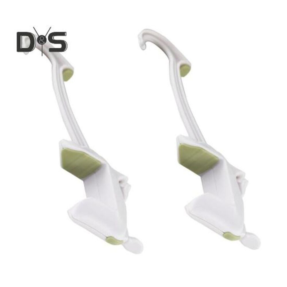 (as the picture, 2pcs) 1/2pcs Baby-proof Door Pinch Guard Clip-on Child Proofing Door Slam Stopper No Drilling Plastic Kids Finger Pinch Injuries Prevention Hand Protector