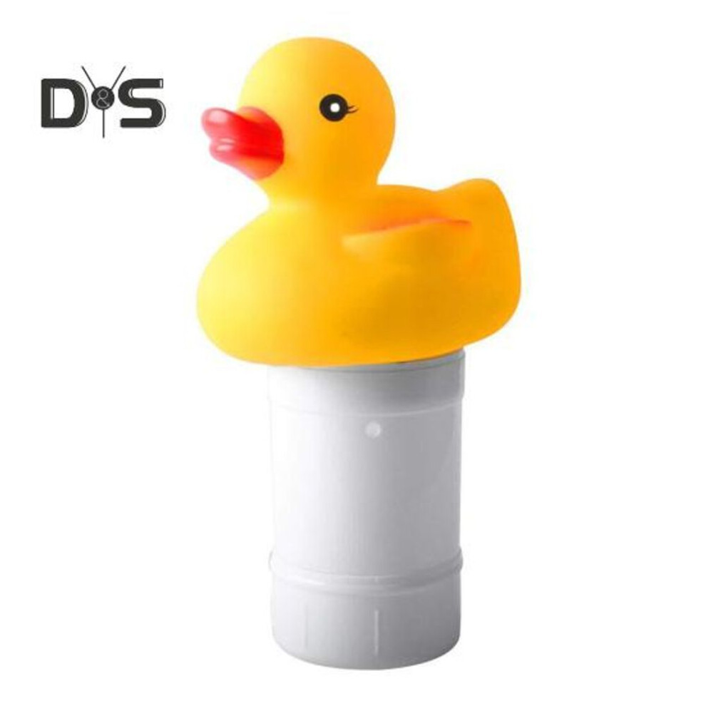 Pool Dosing Device Floating Design Automatic Disinfector with Cartoon Duck Decoration Tablet Pool Sanitizer Floater for Pools Spas