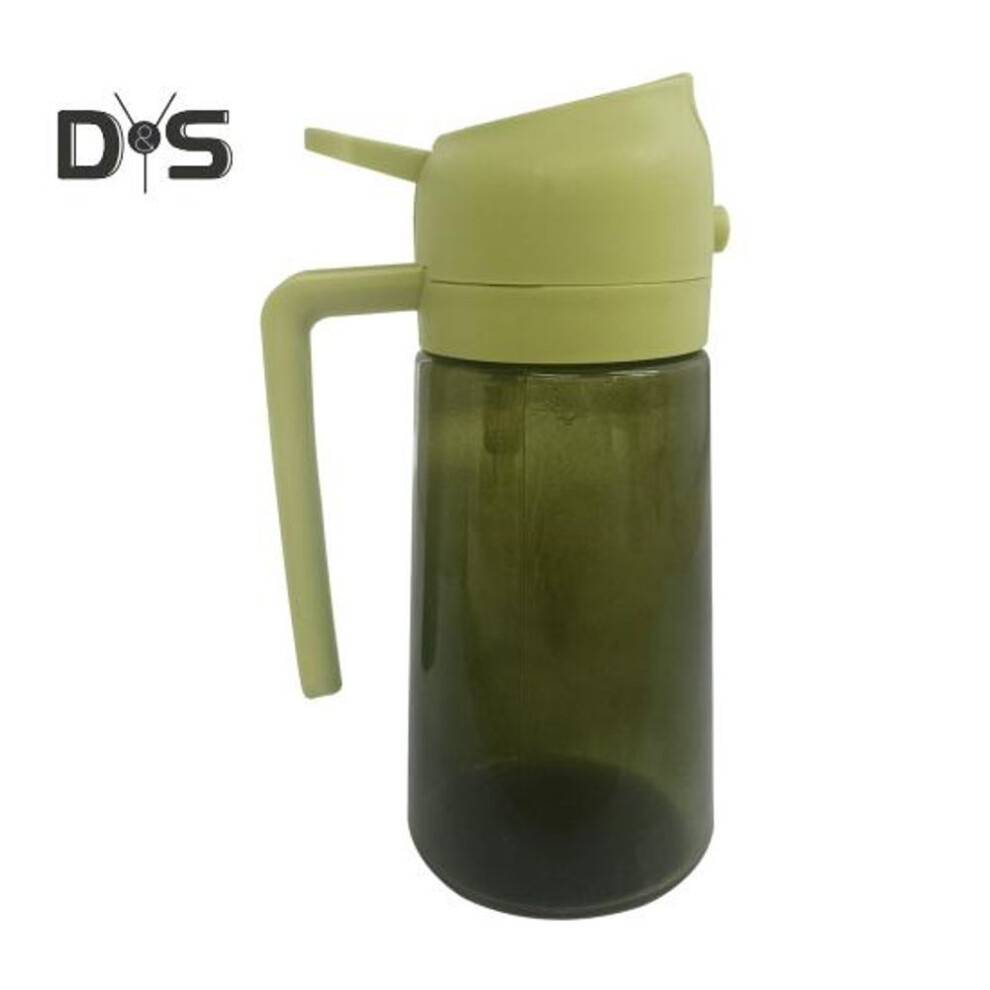 (green) Oil Sprayer for Cooking 470ml Glass Olive Oil Dispenser And Sprayer Efficient Oil Control Multi-Function Kitchen Tool for Air Fryer BBQ Salad