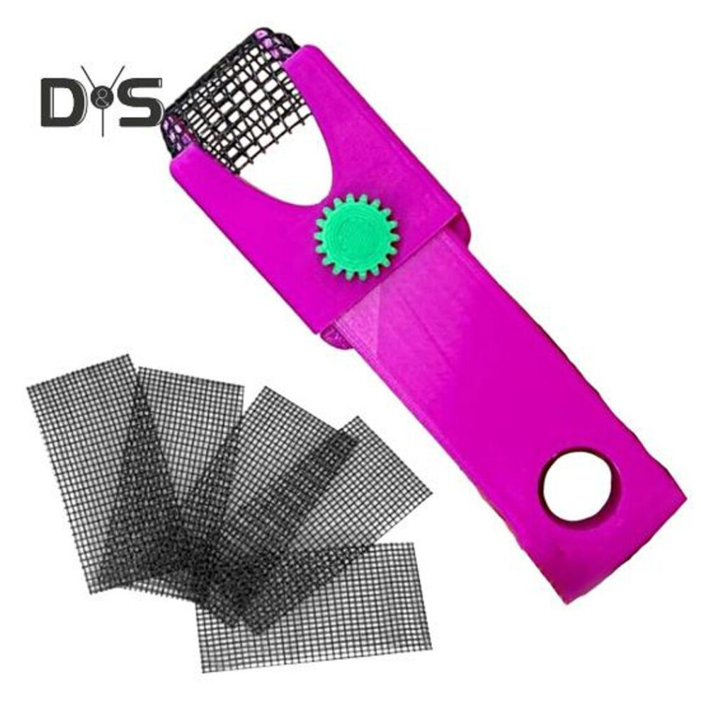 (as the picture, 1 Set) 1/2 Sets Small Sanding Harp With 5/10 Mesh Screen Mini Handheld Surform Multi-function Clay Sculpture Pottery Shaper Tool Artists Crafts Supplies